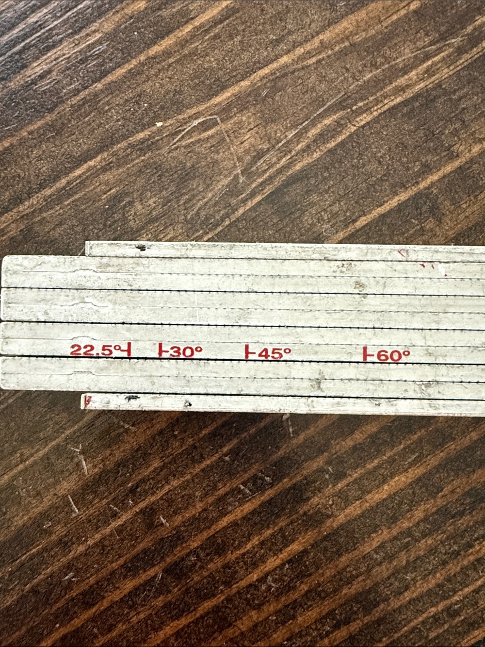 Milwaukee White & Red Branded Folding Ruler - Picture 3 of 4